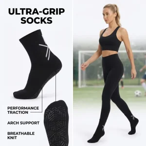 Youth Spring Men’s Training Sports Socks Breathable Crew Socks Thickened Terry Bottom Professional Non Slip Football
