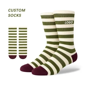 Zongky Brand Comfortable Crew Dress Socks 100% Cotton ODM Low MOQ Custom Logo Body Breathable Feature Spring