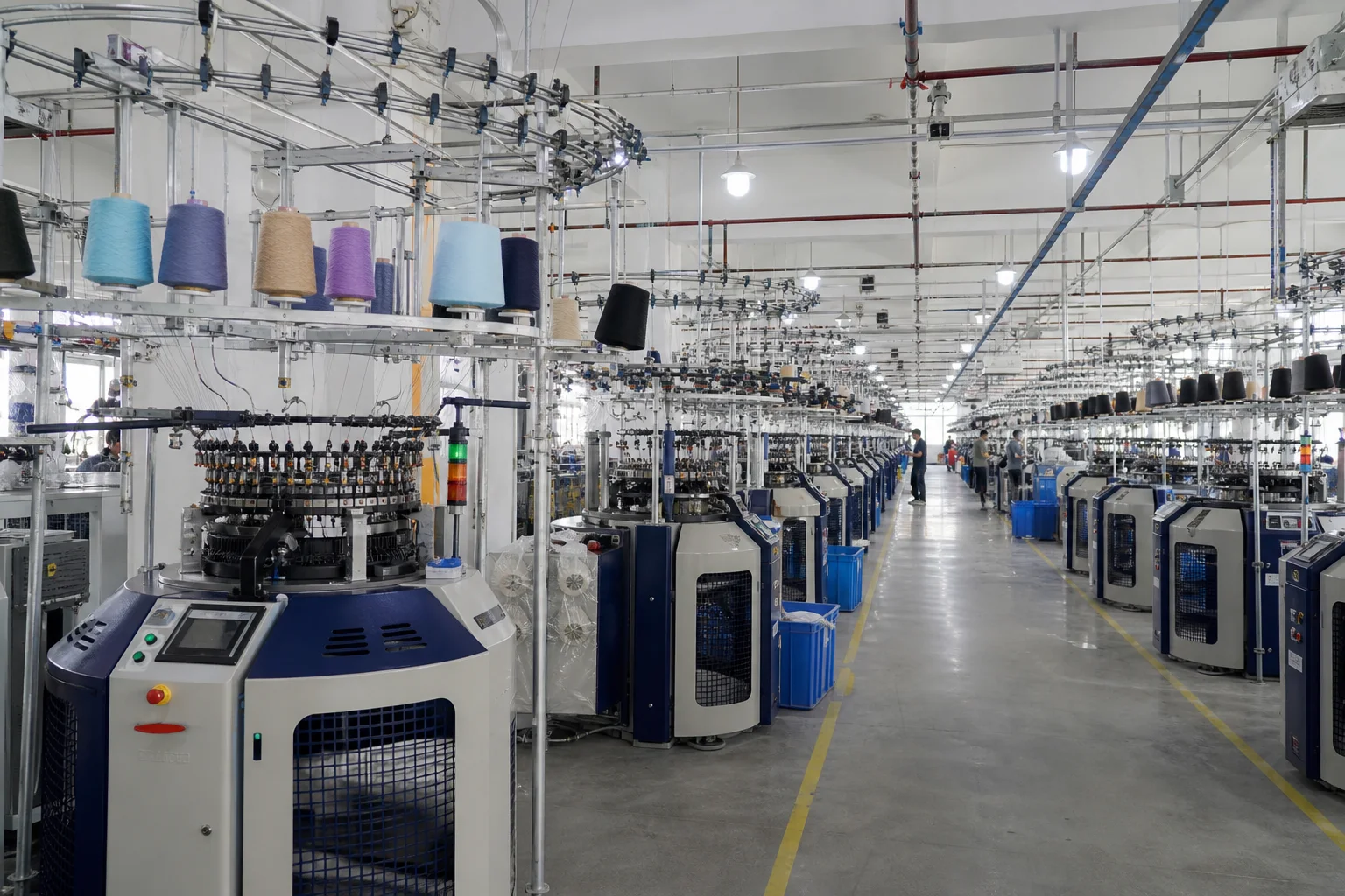Automatic sock knitting machines on the CHINEE SOCKS production line